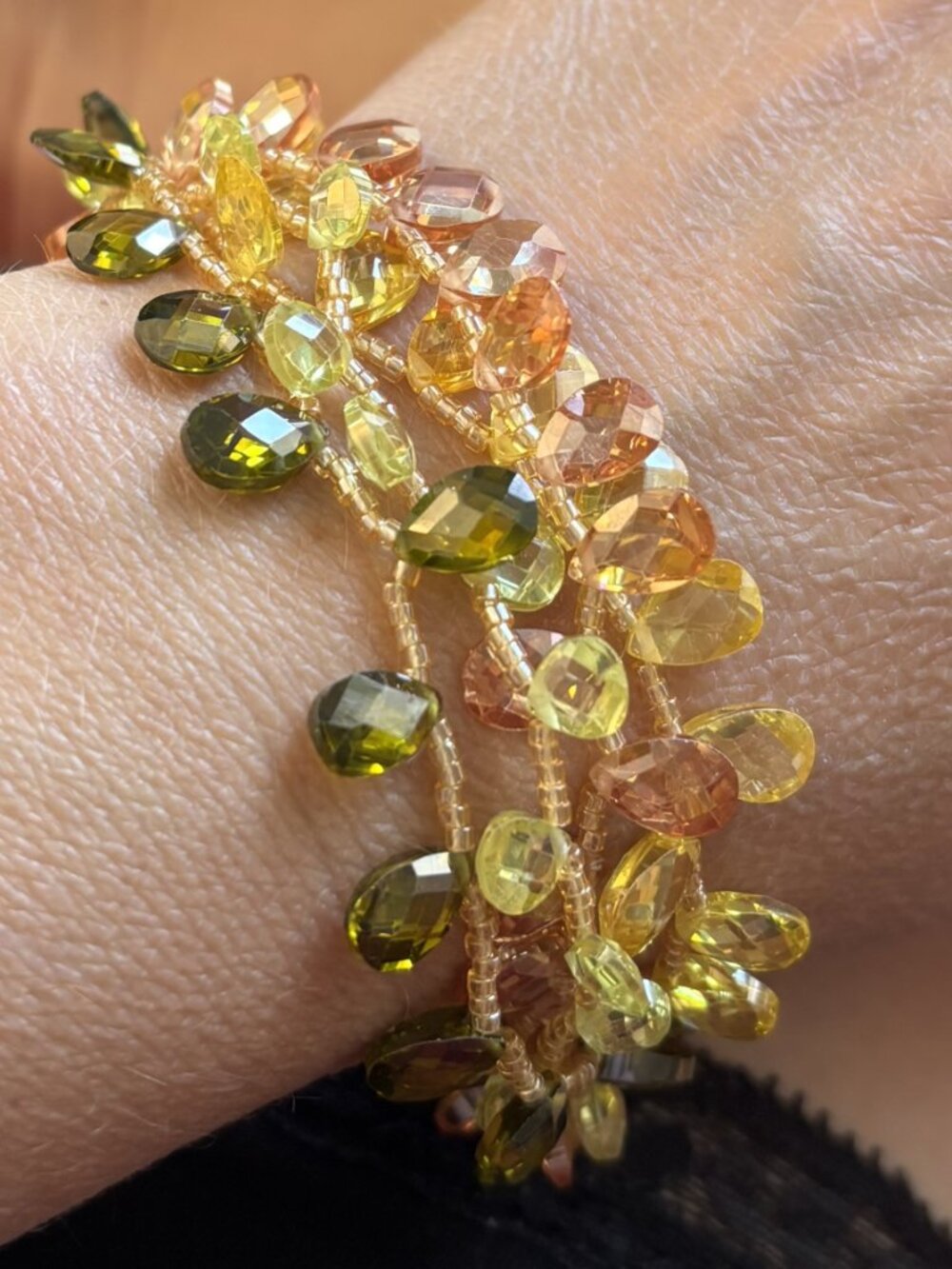 Home Made CZ Crystal Bracelet